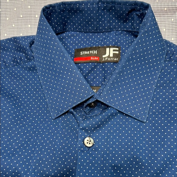 Men's Blue and Gray Patterned Shirts lot of 3, perfect condition - Picture 5 of 10